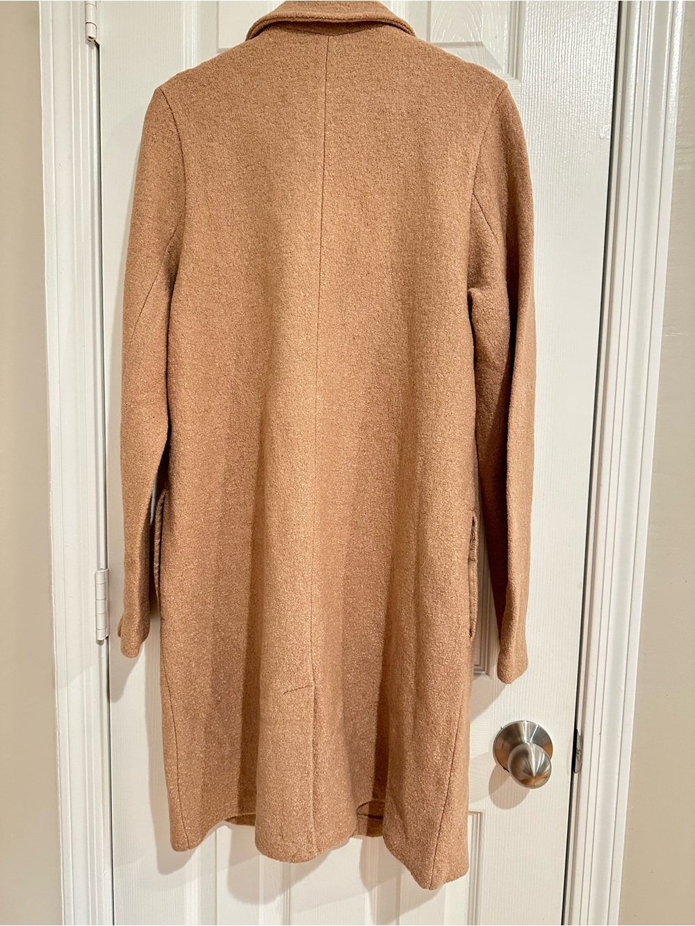 Rachel Zoe Camel Single-Button Wool-Blend Coat - Picture 3 of 7